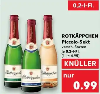 Kaufland ROTKÄPPCHEN Piccolo-Sekt Angebot