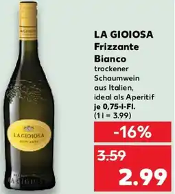 Kaufland LA GIOIOSA Frizzante Bianco Angebot