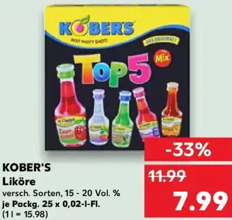 Kaufland KOBERS Liköre Angebot