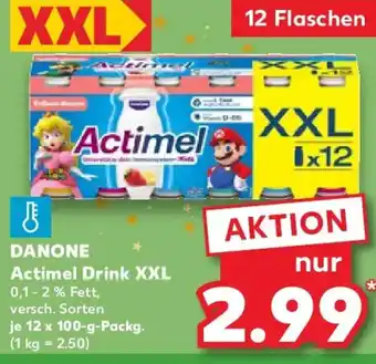 Kaufland DANONE Actimel Drink XXL Angebot