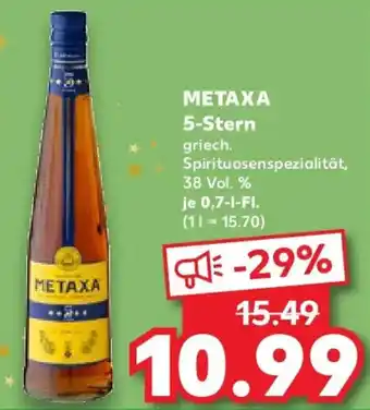 Kaufland METAXA 5-Stern Angebot