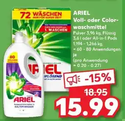 Kaufland ARIEL Voll- oder Color- waschmittel Angebot