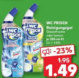 Kaufland WC FRISCH Reinigungsgel Angebot