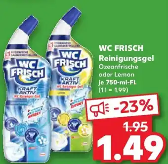 Kaufland WC FRISCH Reinigungsgel Angebot