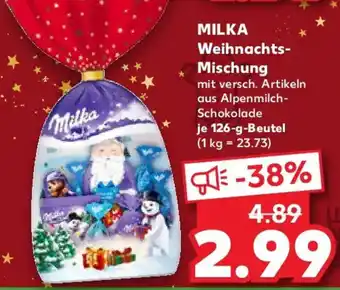 Kaufland MILKA Weihnachts- Mischung Angebot