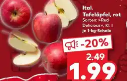 Kaufland Ital. Tafeläpfel, rot Angebot