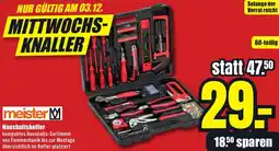 B1 Discount Baumarkt Meister Haushaltskoffer Angebot