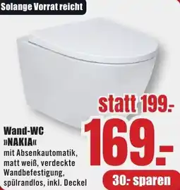 B1 Discount Baumarkt Wand-WC FAKIA Angebot
