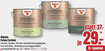 B1 Discount Baumarkt Alpina Feine Farben Angebot