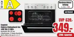 B1 Discount Baumarkt Exquisit Elektro-Einbauherd-Set EHE 156-2.1 UBZ Angebot