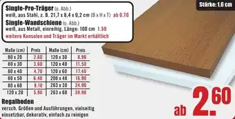 B1 Discount Baumarkt Regalboden Angebot