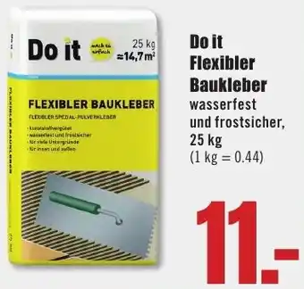 B1 Discount Baumarkt Do it Flexibler Baukleber Angebot