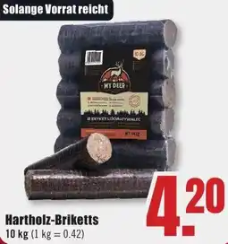 B1 Discount Baumarkt Hartholz-Briketts Angebot