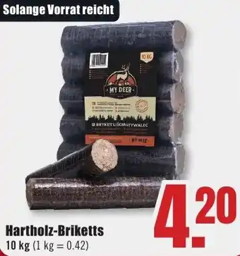 B1 Discount Baumarkt Hartholz-Briketts Angebot