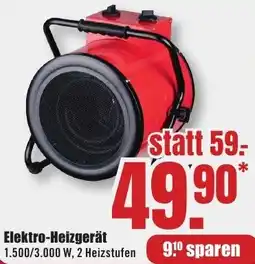 B1 Discount Baumarkt Elektro-Heizgerät Angebot