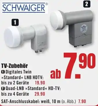 B1 Discount Baumarkt SCHWAIGER TV-Zubehör Angebot