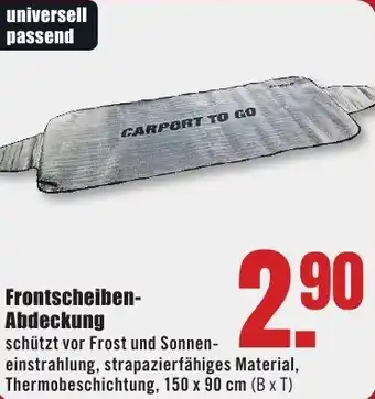 B1 Discount Baumarkt Frontscheiben Abdeckung Angebot
