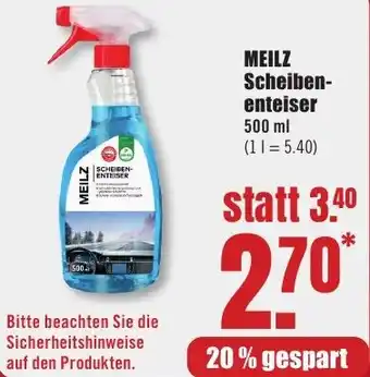 B1 Discount Baumarkt MEILZ Scheibenenteiser Angebot