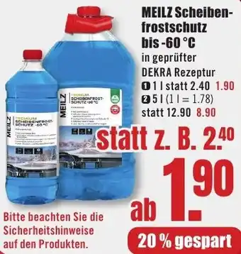B1 Discount Baumarkt MEILZ Scheibenfrostschutz bis-60°C Angebot
