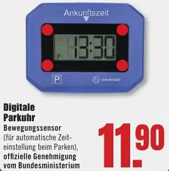 B1 Discount Baumarkt Digitale Parkuhr Angebot