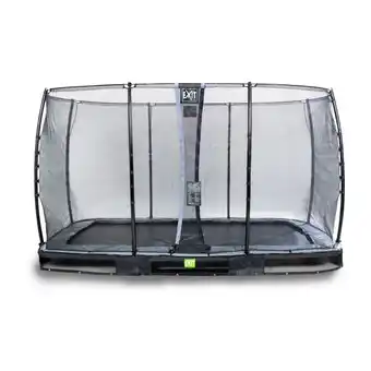 Netto Marken-Discount EXIT Elegant Ground Rechteckig 214x366 (7x12ft) + Sicherheitsnetz Economy schwarz Angebot