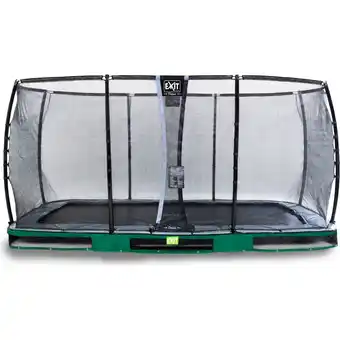 Netto Marken-Discount EXIT Elegant Ground Premium 244x427 (8x14ft) + Sicherheitsnetz Deluxe RECHTECKIG grün Angebot