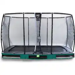 Netto Marken-Discount EXIT Elegant Ground Premium 214x366 (7x12ft) + Sicherheitsnetz Deluxe RECHTECKIG grün Angebot