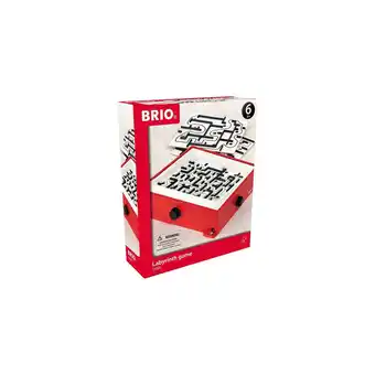 Netto Marken-Discount BRIO Spiel Labyrinth mit Übungsplatten, rot Angebot