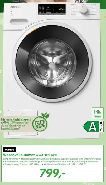 EP Miele Waschvollautomat WWA 120 WCS Angebot