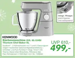 EP KENWOOD Küchenmaschine KVL 85.124SI Titanium Chef Baker XL Angebot