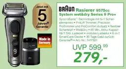 EP BRAUN Rasierer 9575cc System wet&dry Series 9 Pro+ Angebot