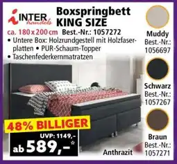 Norma Boxspringbett King Size Angebot