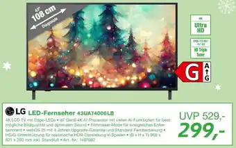 EP LG LED-Fernseher 43UA74006LB Angebot