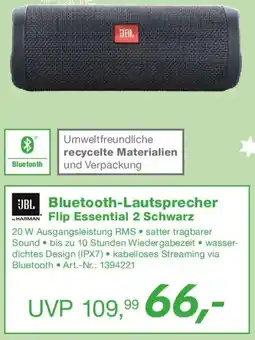 EP JBL Bluetooth-Lautsprecher Flip Essential 2 Schwarz Angebot