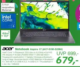EP acer Notebook Aspire 17 (A17-51M-52M4) Angebot