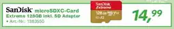 EP SanDisk microSDXC-Card Extreme 128GB inkl. SD Adapter Angebot