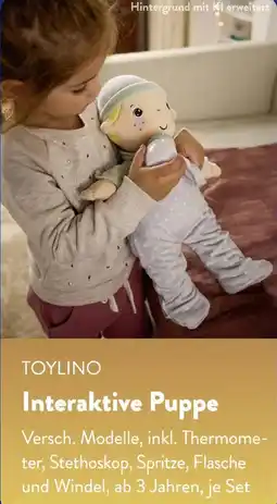 Aldi Süd TOYLINO Interaktive Puppe Angebot