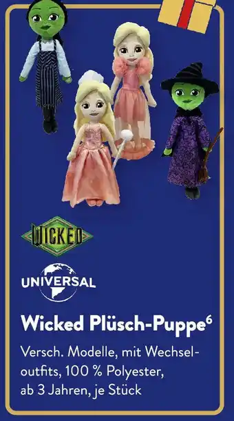Aldi Süd Wicked Plüsch-Puppe Angebot