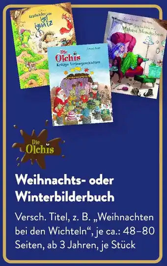 Aldi Süd Weihnachts- oder Winterbilderbuch Angebot