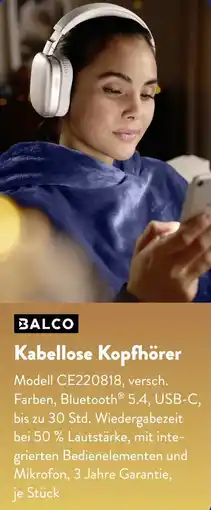 Aldi Süd BALCO Kabellose Kopfhörer Angebot