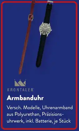 Aldi Süd KRONTALER Armbanduhr Angebot