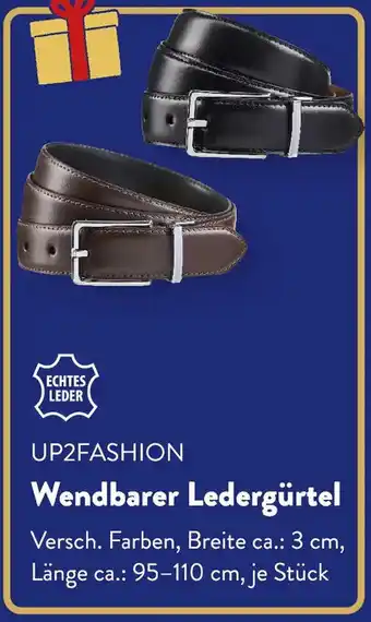 Aldi Süd UP2FASHION Wendbarer Ledergürtel Angebot