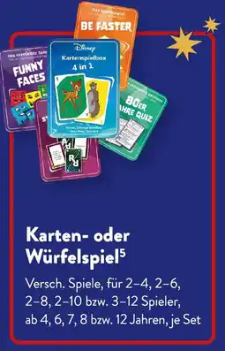 Aldi Süd Karten- oder Würfelspiel Angebot