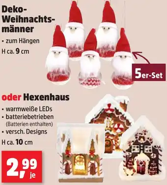 Thomas Philipps Deko Weihnachtsmänner oder Hexenhaus Angebot