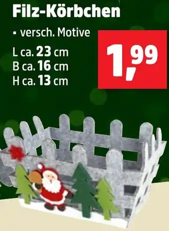 Thomas Philipps Filz-Körbchen Angebot