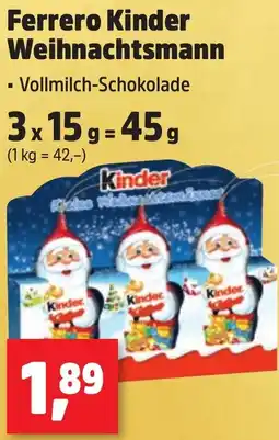 Thomas Philipps Ferrero Kinder Weihnachtsmann Angebot
