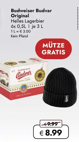 Travel Free Budweiser budvar original Angebot