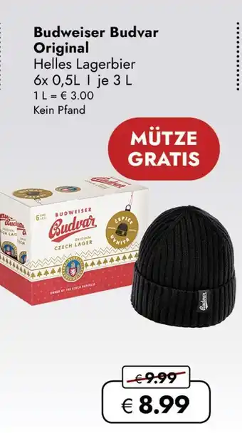 Travel Free Budweiser budvar original Angebot