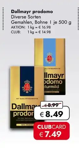 Travel Free Dallmayr prodomo Angebot