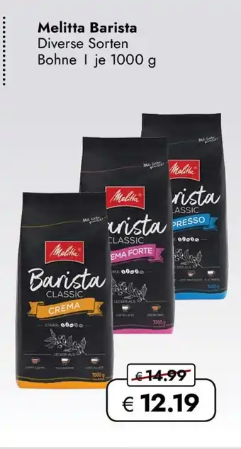 Travel Free Melitta barista Angebot